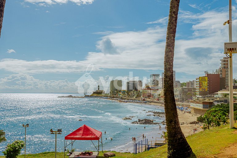 Studio 20m da Praia com a melhor vista da Barra