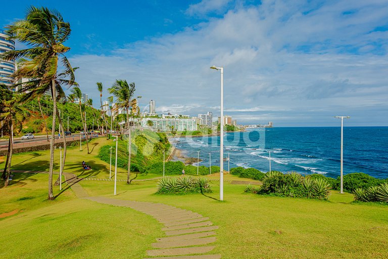 Studio 20m da Praia com a melhor vista da Barra