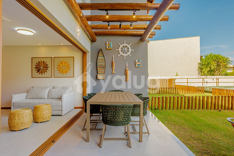 Excelente apartamento frente al mar 2 suites - Itacimirim