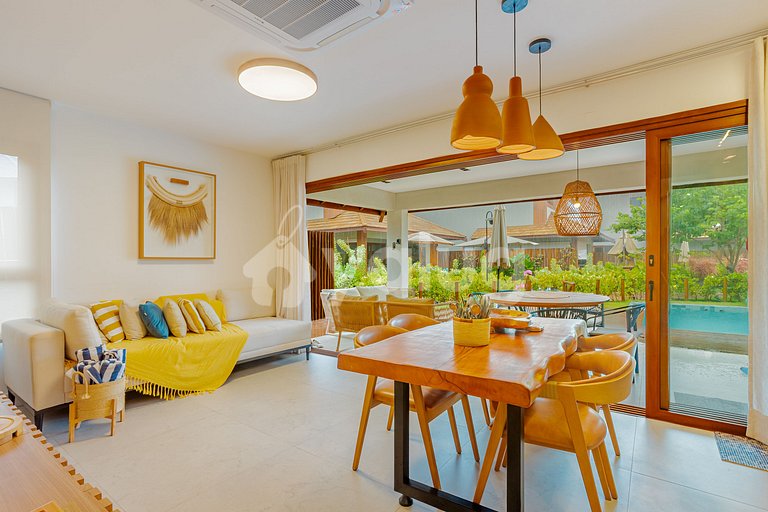 Bungalow frente al mar con 4 suites - Itacimirim