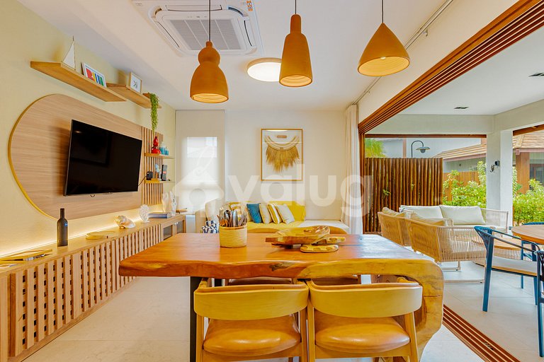 Bangalô Pé Na Areia 4 Suítes - Itacimirim