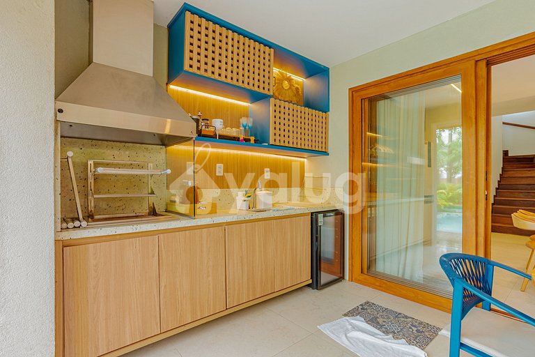 Bungalow frente al mar con 4 suites - Itacimirim