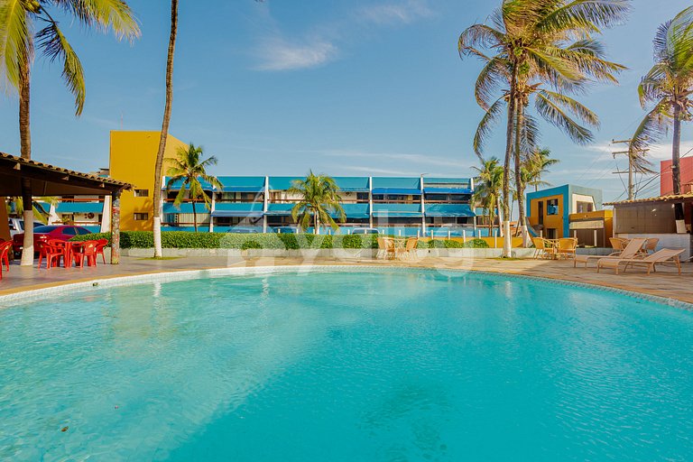 Excelente apartamento frente à praia - Jardim de Alah