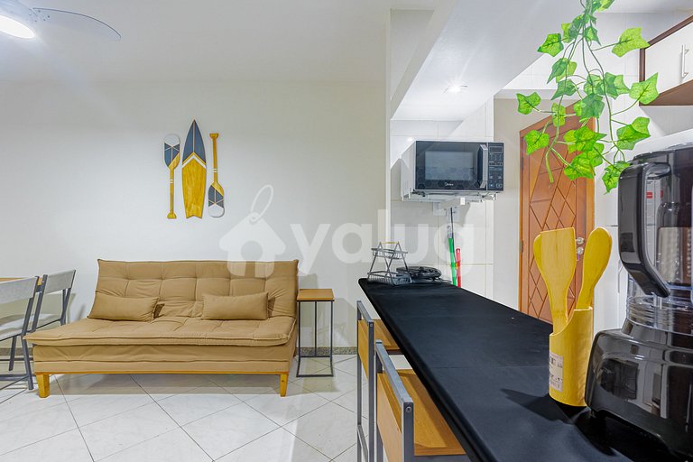 Excelente apartamento frente à praia - Jardim de Alah