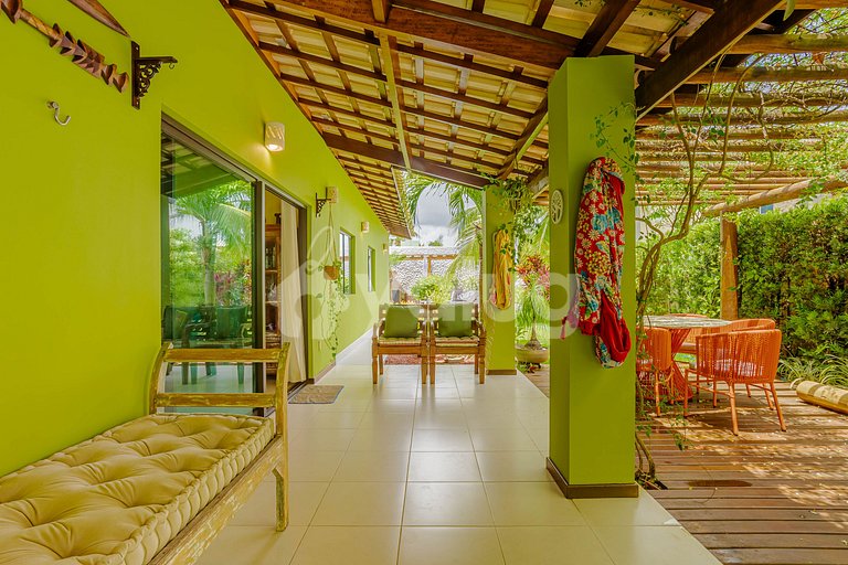 Hermosa casa con piscina cerca de la playa - Guarajuba