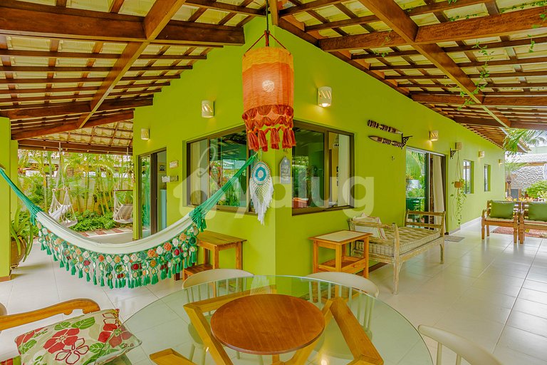 Bela Casa c/ Piscina 4 Quartos Próxima à Praia - Guarajuba