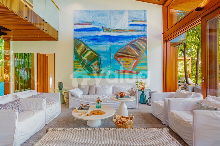 P138 Hermosa casa 5 suites 700m de la playa - Praia do Forte