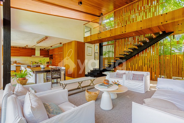 P138 Bela casa 5 suítes a 700m da Praia - Praia do Forte