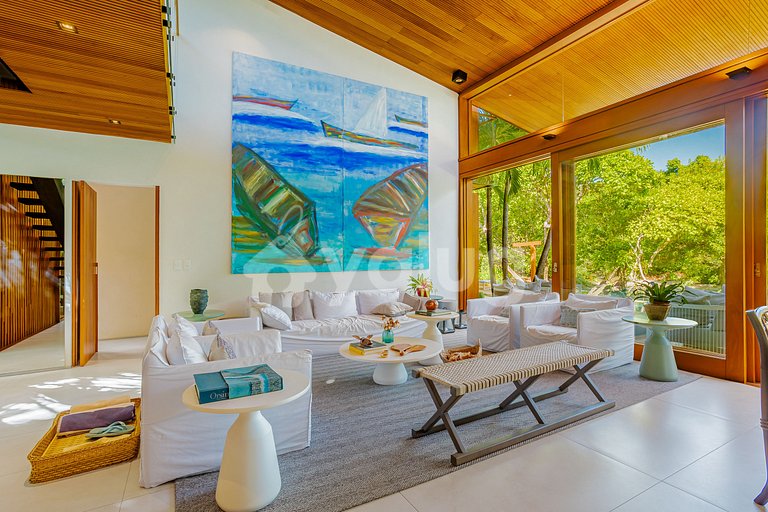 P138 Bela casa 5 suítes a 700m da Praia - Praia do Forte