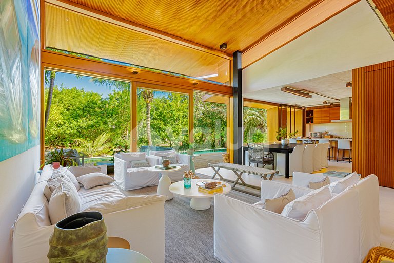 P138 Bela casa 5 suítes a 700m da Praia - Praia do Forte