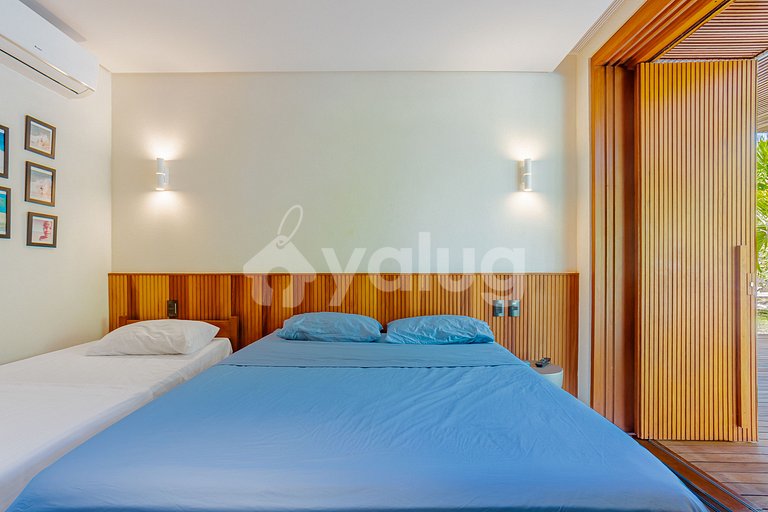 P138 Hermosa casa 5 suites 700m de la playa - Praia do Forte