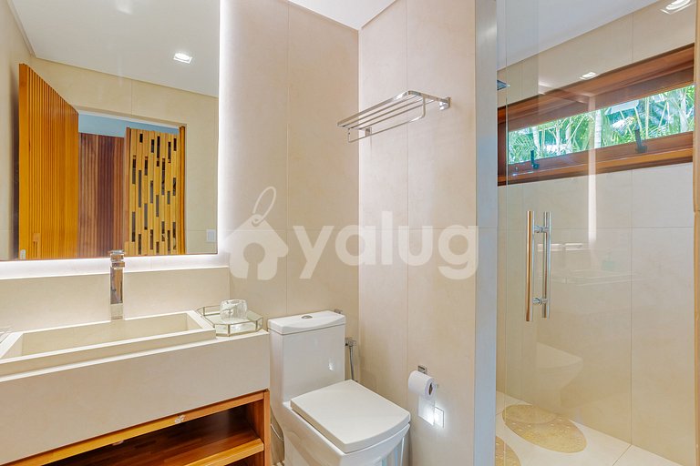 P138 Nice house w/ 5 suites, near the beach - Praia do Forte