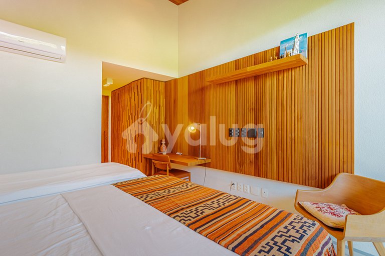 P138 Nice house w/ 5 suites, near the beach - Praia do Forte