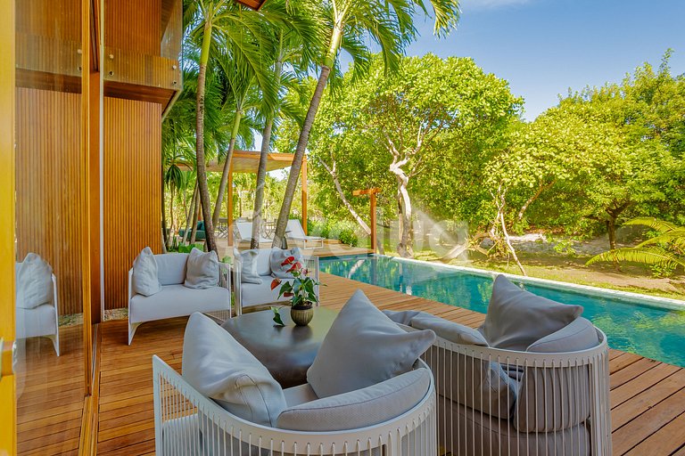 P138 Bela casa 5 suítes a 700m da Praia - Praia do Forte