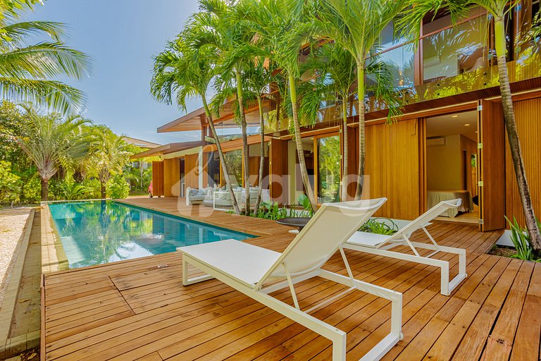 P138 Nice house w/ 5 suites, near the beach - Praia do Forte