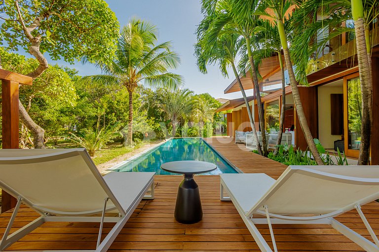 P138 Nice house w/ 5 suites, near the beach - Praia do Forte