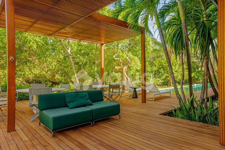 P138 Bela casa 5 suítes a 700m da Praia - Praia do Forte