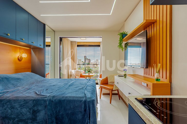 Cozy 1 studio facing Pituba Beach - Salvador