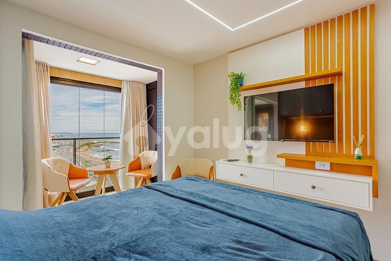 Cozy 1 studio facing Pituba Beach - Salvador