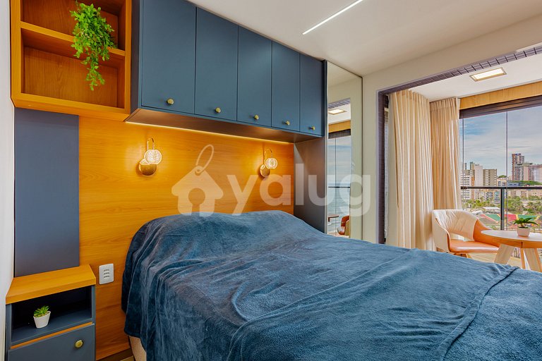 Cozy 1 studio facing Pituba Beach - Salvador