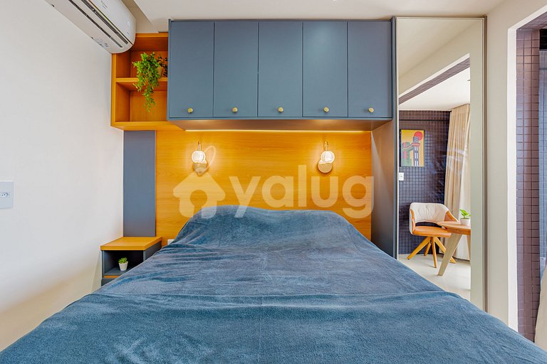 Cozy 1 studio facing Pituba Beach - Salvador