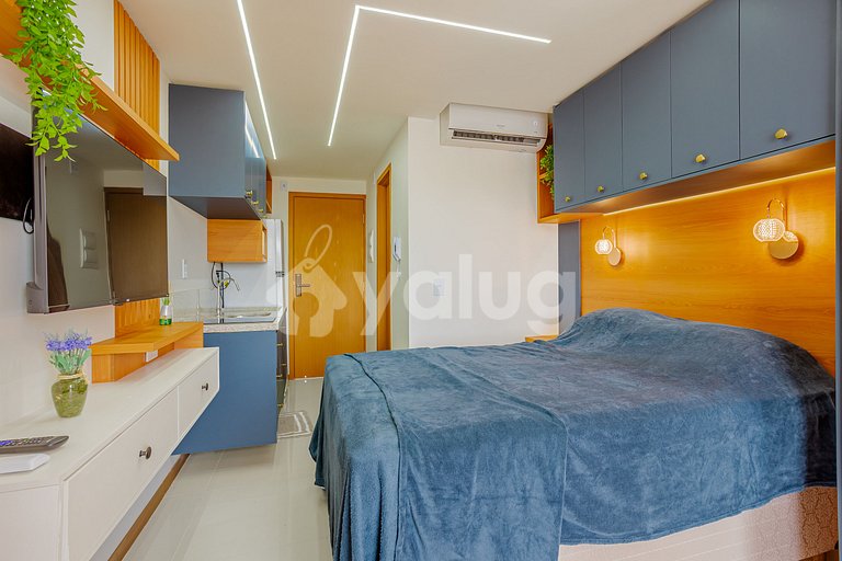 Cozy 1 studio facing Pituba Beach - Salvador