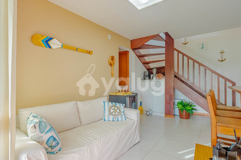 Belo apartamento pé na areia - Itacimirim