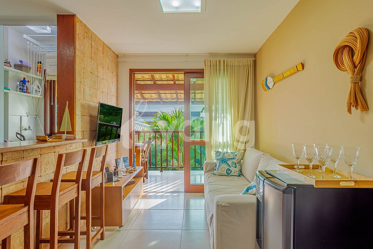 Beautiful apartment right on the sand - Itacimirim
