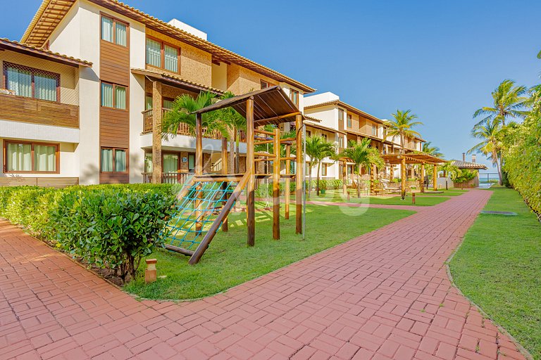 Hermoso apartamento justo en la arena - Itacimirim