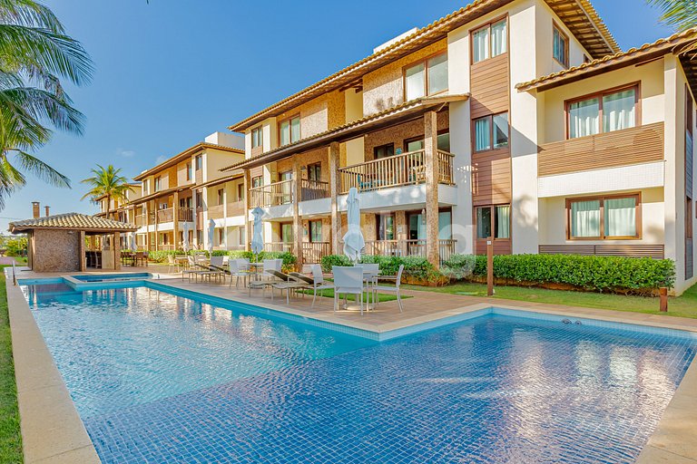 Hermoso apartamento justo en la arena - Itacimirim