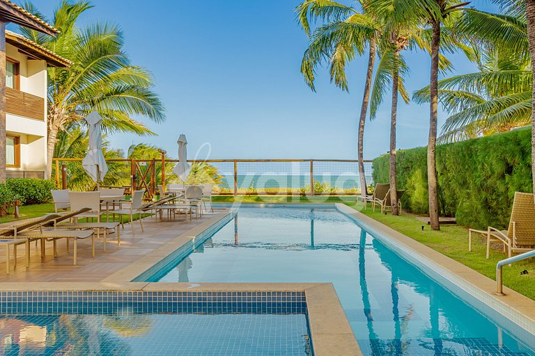 Belo apartamento pé na areia - Itacimirim