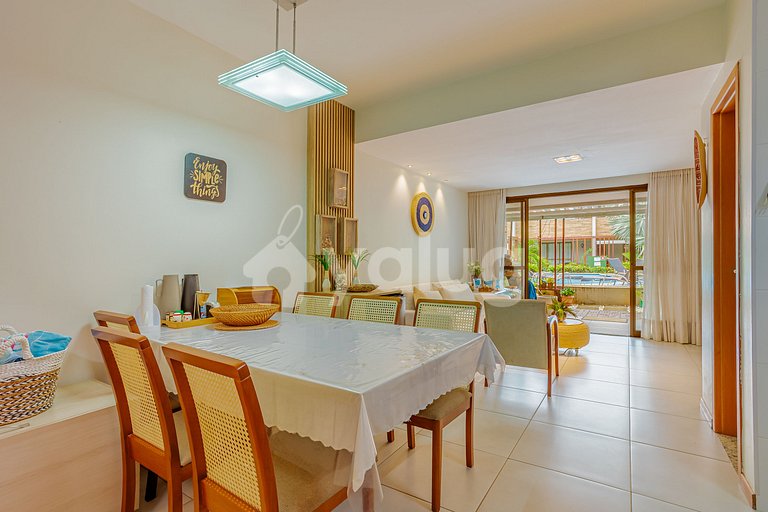 Nice 3 bedrooms Apt 3 Minutes from the Beach - Itacimirim