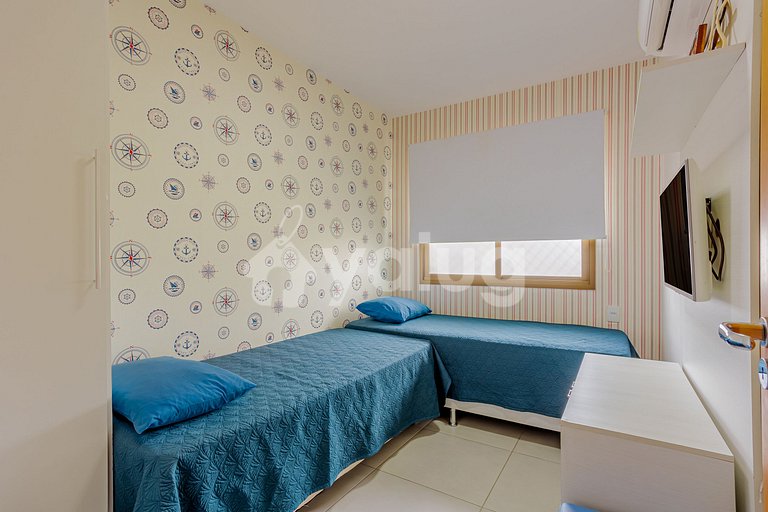 Nice 3 bedrooms Apt 3 Minutes from the Beach - Itacimirim