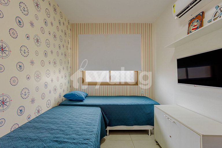 Nice 3 bedrooms Apt 3 Minutes from the Beach - Itacimirim