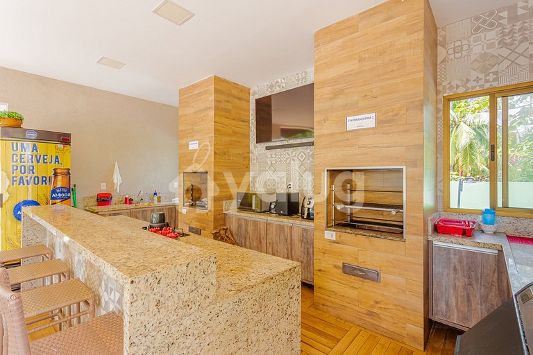 Nice 3 bedrooms Apt 3 Minutes from the Beach - Itacimirim