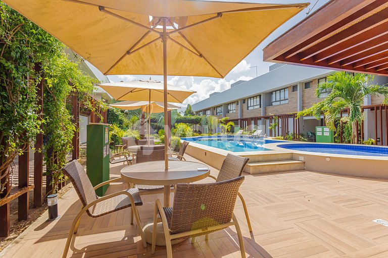 Nice 3 bedrooms Apt 3 Minutes from the Beach - Itacimirim