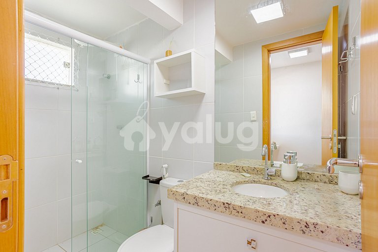 Apartamento 4 Suítes Pé na Areia