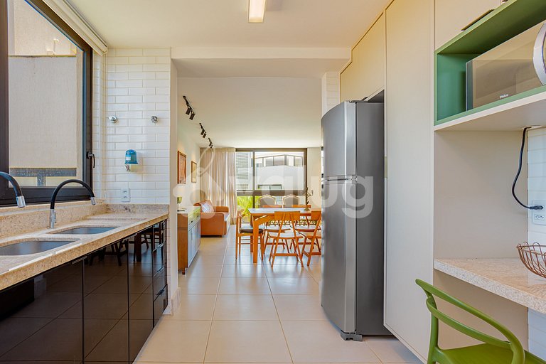 Apto Pé na Areia, 4 Quartos - Itacimirim