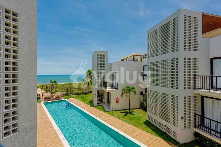 Apto Pé na Areia, 4 Quartos - Itacimirim