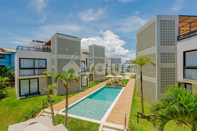 Apto Pé na Areia, 4 habitaciones - Itacimirim