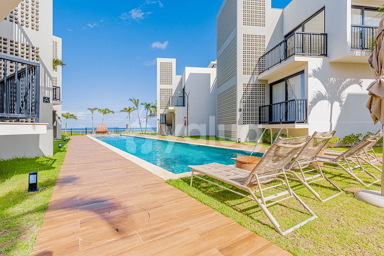 Apto Pé na Areia, 4 Quartos - Itacimirim