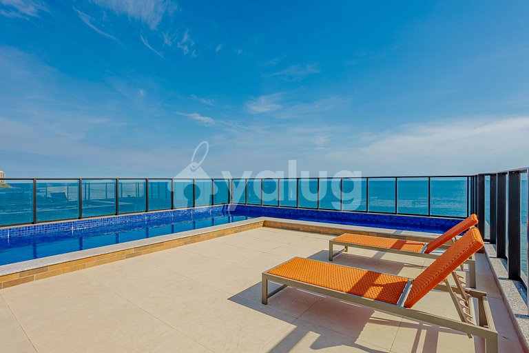 Apartamento con vistas al mar en Ondina, Salvador