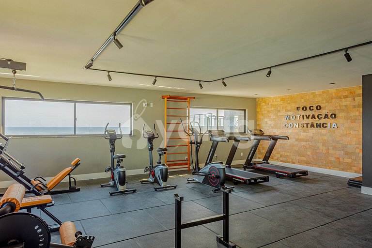 Apartamento con vistas al mar en Ondina, Salvador