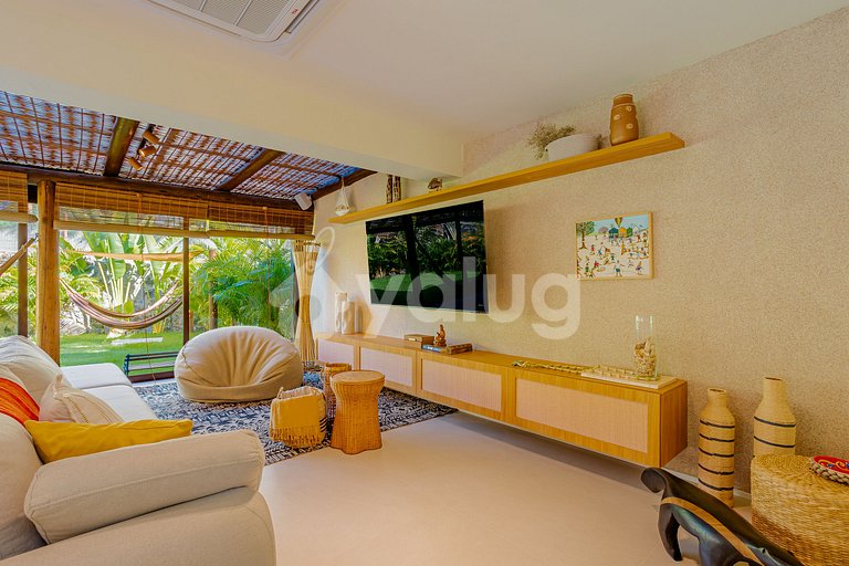 Cómoda casa de 3 habitaciones - Praia do Forte