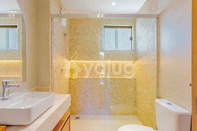 Cómoda casa de 3 habitaciones - Praia do Forte