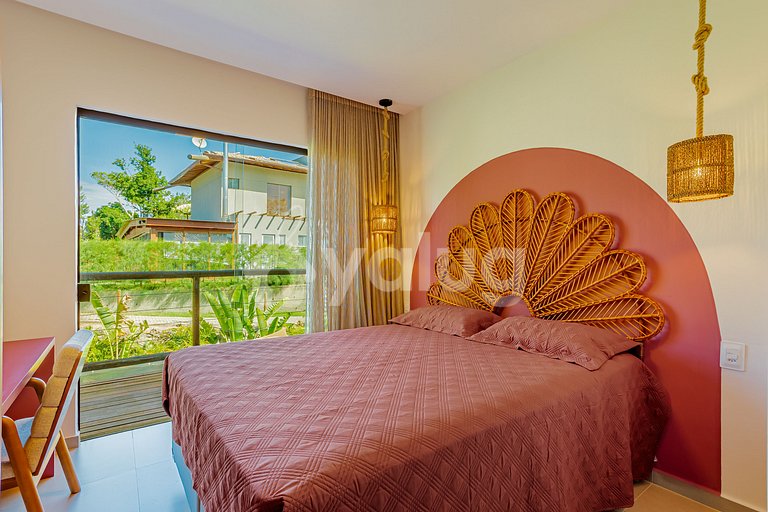 Cómoda casa de 3 habitaciones - Praia do Forte