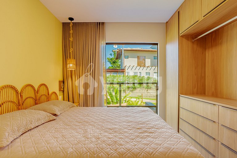 Cómoda casa de 3 habitaciones - Praia do Forte