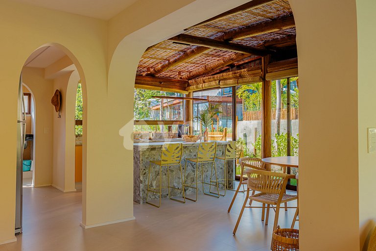 Cómoda casa de 3 habitaciones - Praia do Forte