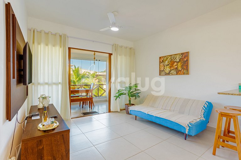 Excelente apartamento de 2 suites en Riverside Imbassaí