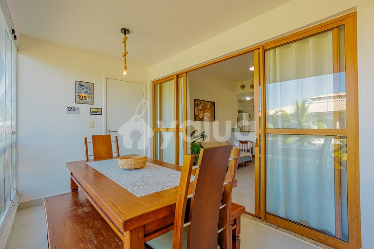 Excelente apartamento de 2 suites en Riverside Imbassaí